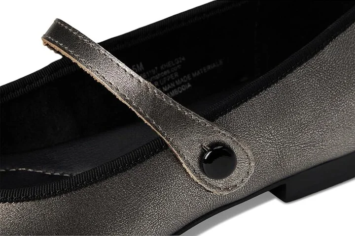 Born Pandi MJ Women's Flat Shoes Silver/Black : 8 M (B), Leather/Rubber - Image 7