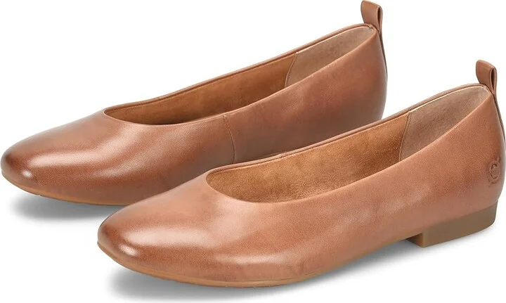Born Patrice Women's Flat Shoes Brown (Teak) : 7.5 M (B), Leather