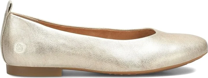 Born Patrice Women's Flat Shoes Light Gold (Panna Cotta) : 8.5 M (B), Leather - Image 5
