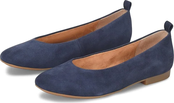 Born Patrice Women's Flat Shoes Navy (Peacoat) : 9.5 M (B), Leather