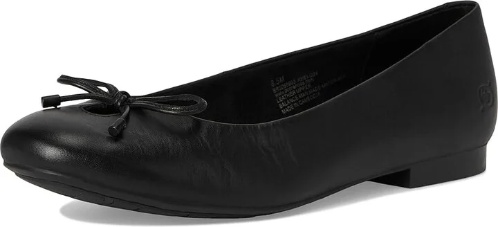 Born Poe Women's Flat Shoes Black : 8 M, Leather/Suede - Image 5
