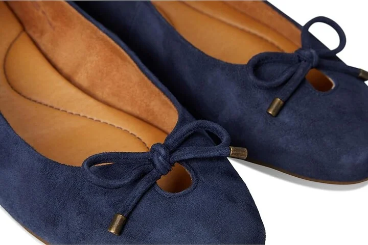 Born Poe Women's Flat Shoes Navy : 10 M, Leather/Suede - Image 7