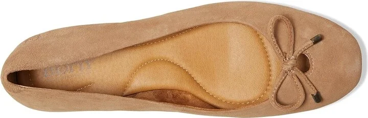 Born Poe Women's Flat Shoes Taupe : 7 M, Leather/Suede - Image 2