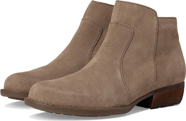 Born Rani Women's Shoes Taupe : 8 M (B), Leather/Rubber/Suede
