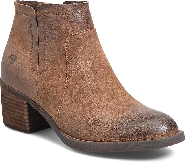 Born Reece Women's Boots Lt. Brown : 10 M, Leather/Rubber - Image 4