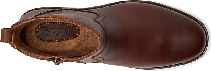 Born Reed Men's Boots Brown (Wood) : 10 M (D), Leather/Suede - Image 2