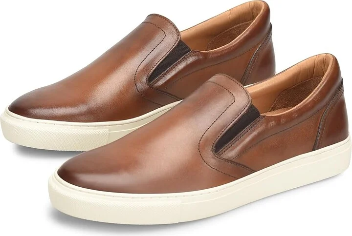 Born Reserve Slip-On Men's Lace-up Boots Tan : 10 M (D), Leather