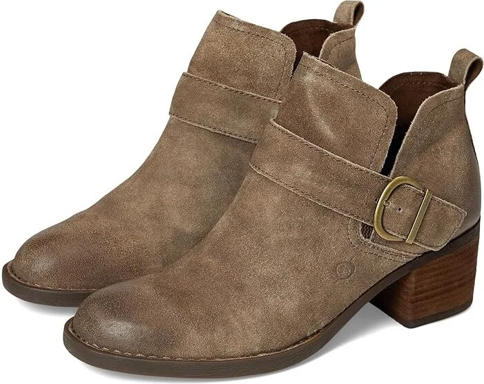 Born Royce Women's Boots Taupe : 10 M, Leather/Rubber