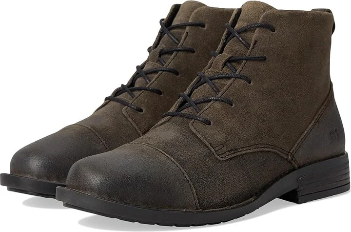Born Ryker Men's Boots Dark Grey : 9.5 M (D), Leather/Suede