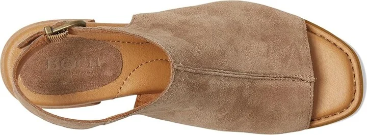 Born Sage Women's Zip Boots Taupe : 6 M, Leather/Rubber/Suede - Image 2
