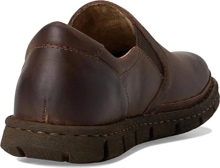 Born Sawyer Men's Slip on Shoes Dark Brown (Castagno) : 9 M (D), Leather - Image 4