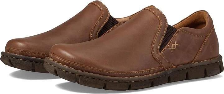 Born Sawyer Men's Slip on Shoes Tan Full Grain Leather : 8.5 M (D)