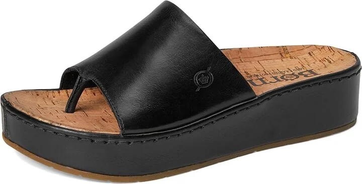 Born Sharr Women's Sandals Black Full Grain Leather : 10 M (B) - Image 5