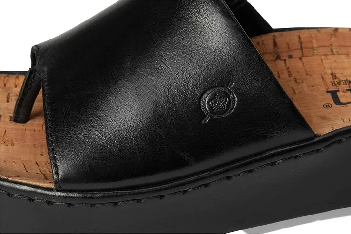 Born Sharr Women's Sandals Black Full Grain Leather : 10 M (B) - Image 7