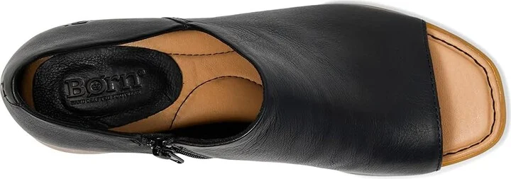 Born Sher Women's Sling Back Shoes Black : 7 M, Leather/Rubber/Suede - Image 2
