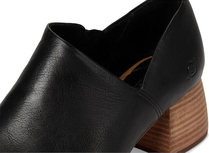 Born Sher Women's Sling Back Shoes Black : 7 M, Leather/Rubber/Suede - Image 7