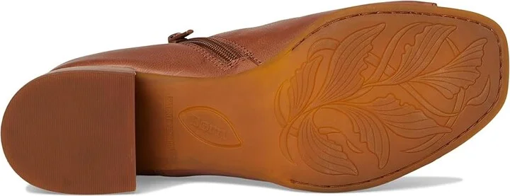Born Sher Women's Sling Back Shoes Brown (Luggage) : 9.5 M, Leather/Rubber/Suede - Image 3