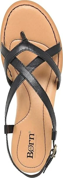 Born Sibyl Women's Shoes Black : 11 M (B), Leather/Rubber/Suede - Image 2