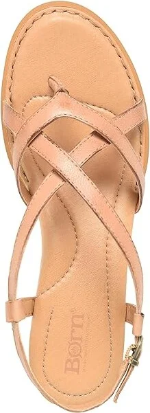 Born Sibyl Women's Shoes Natural : 10 M (B), Leather/Rubber/Suede - Image 2