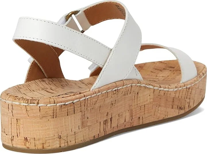 Born Sloan Women's Lace up casual Shoes White Bianco : 6 M (B), Leather - Image 4