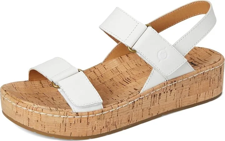 Born Sloan Women's Lace up casual Shoes White Bianco : 6 M (B), Leather - Image 5
