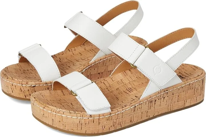 Born Sloan Women's Lace up casual Shoes White Bianco : 6 M (B), Leather
