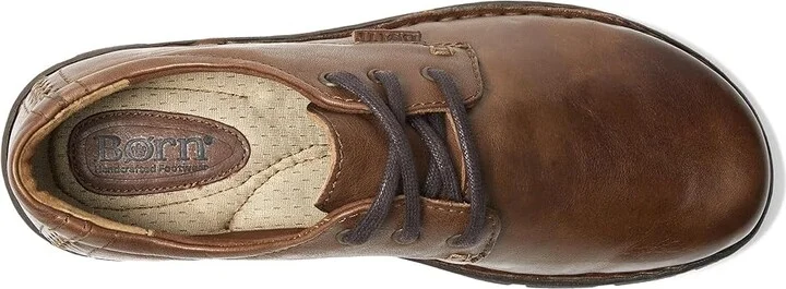 Born Soledad Men's Lace up casual Shoes Brown (Avana) Full Grain Leather : 8 M (D), Canvas - Image 3