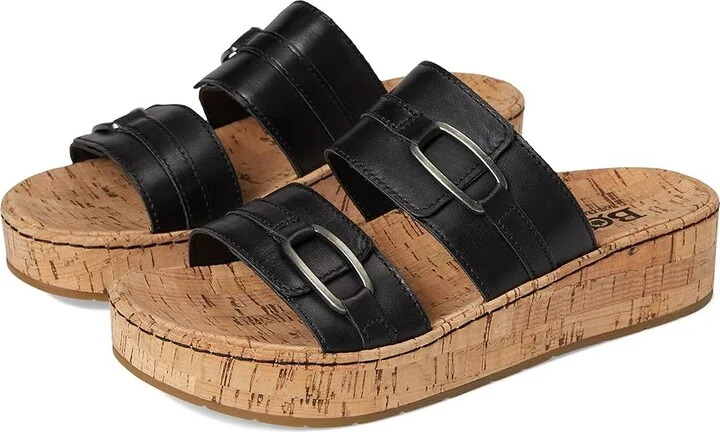 Born Solina Women's Sandals Black : 7 M (B), Leather
