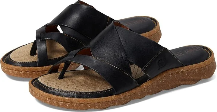 Born Sorja Sport Women's Sandals Black : 6 M, Full Grain leather