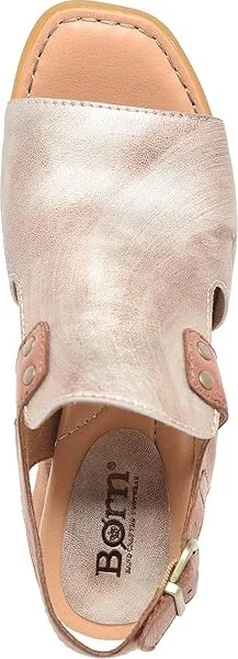 Born Sylvie Women's Shoes Light Gold : 7 M (B), Leather - Image 2
