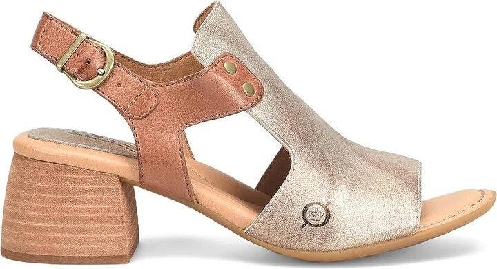 Born Sylvie Women's Shoes Light Gold : 7 M (B), Leather - Image 6