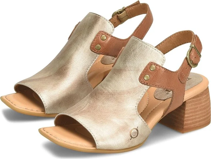 Born Sylvie Women's Shoes Light Gold : 7 M (B), Leather