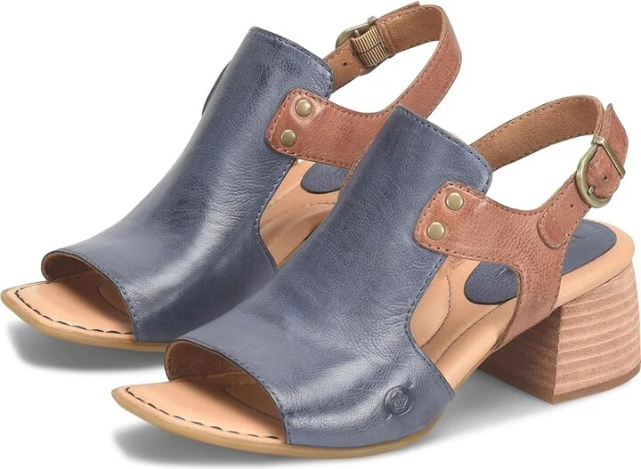 Born Sylvie Women's Shoes Navy : 6 M (B), Leather