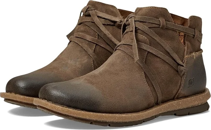 Born Tarkiln Women's Boots Grey Distressed : 6 M (B), Leather