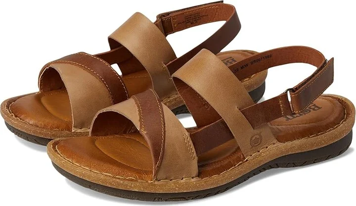 Born Taye Women's Sandals Brown/Syrup/Beige : 11 M (B), Leather