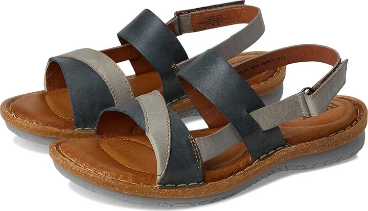 Born Taye Women's Sandals Navy/Galactic Lillac : 10 M (B), Leather