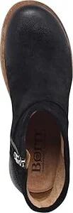 Born Tinley Women's Shoes Black 1 : 6.5 M (B), Leather/Suede - Image 2