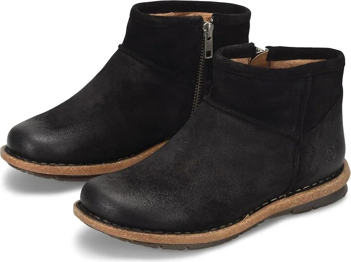 Born Tinley Women's Shoes Black 1 : 6.5 M (B), Leather/Suede