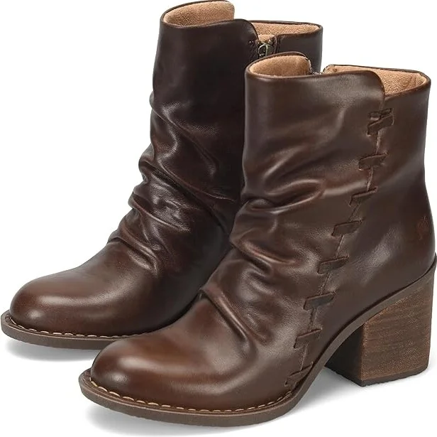 Born Toni Women's Boots Dk. Brown : 7.5 M, Leather