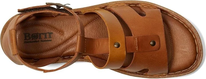 Born Tropi Women's Flat Shoes Orange/Terracota/Legna : 11 M (B), Leather - Image 2