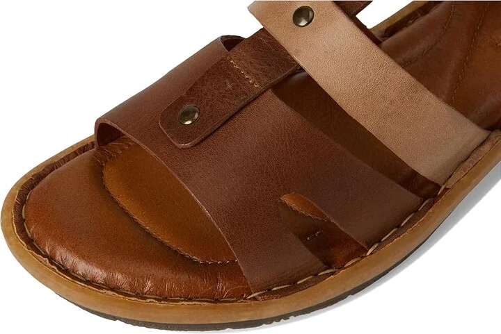 Born Tropi Women's Flat Shoes Taupe/Beige/Syrup : 10 M (B), Leather - Image 7