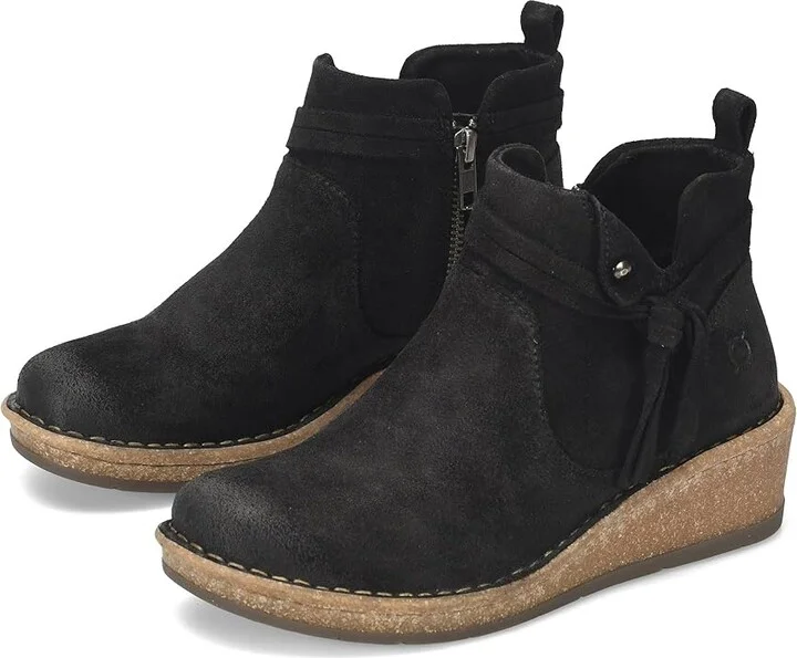 Born Vaughn Women's Boots Black : 8 M, Leather