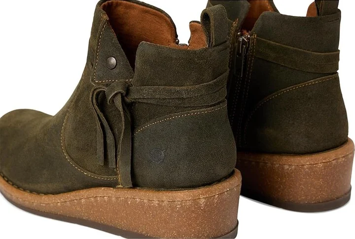 Born Vaughn Women's Boots Olive : 7 M, Leather - Image 7