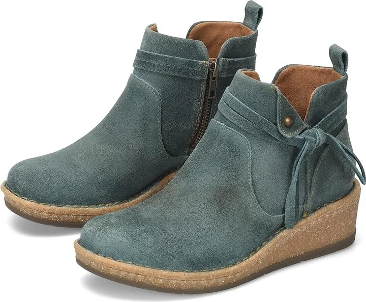 Born Vaughn Women's Boots Teal : 6 M, Leather