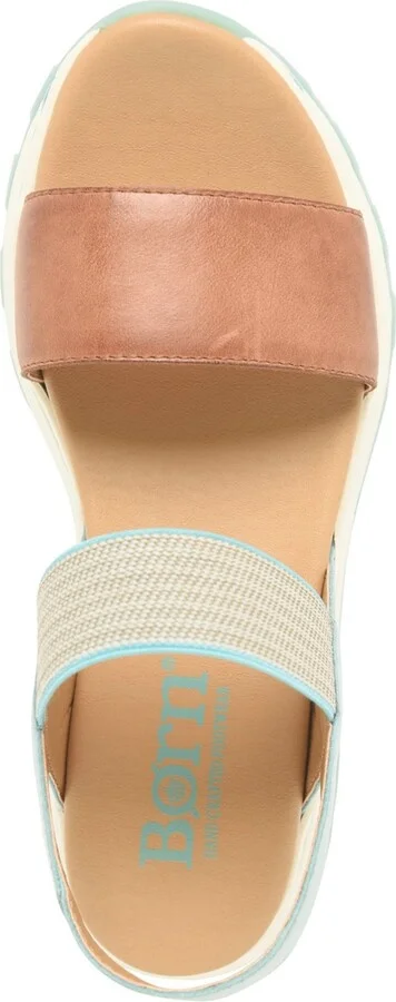 Born Women's Mimi Round Toe Wedge Sandals - Image 9