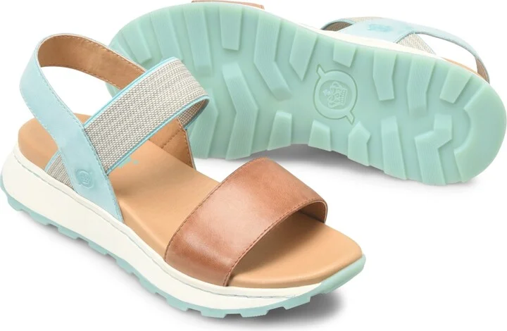 Born Women's Mimi Round Toe Wedge Sandals - Image 11