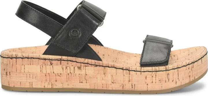 Born Women's Sloan Round Toe Wedge Sandals - Image 2