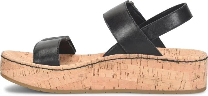 Born Women's Sloan Round Toe Wedge Sandals - Image 6
