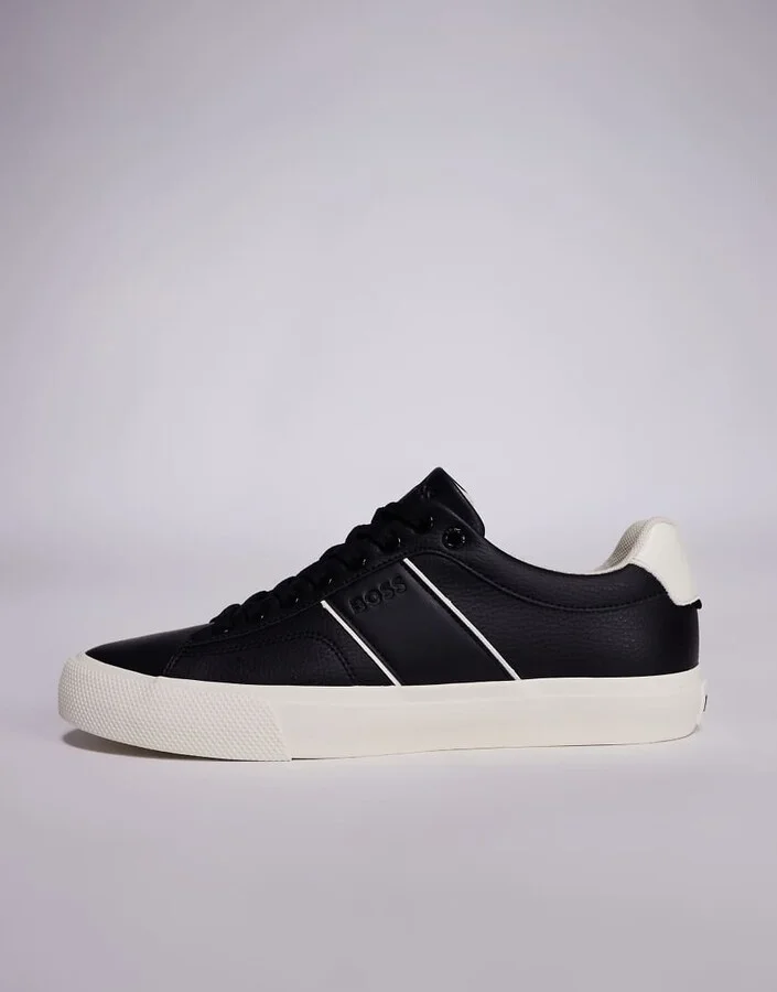 BOSS Aiden sneakers in black with contrast detailing - Image 2