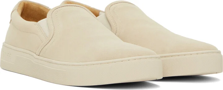 BOSS Beige Slip-On Sneakers - Image 4